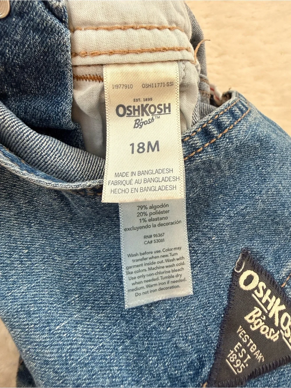 OshKosh Bgosh euc no